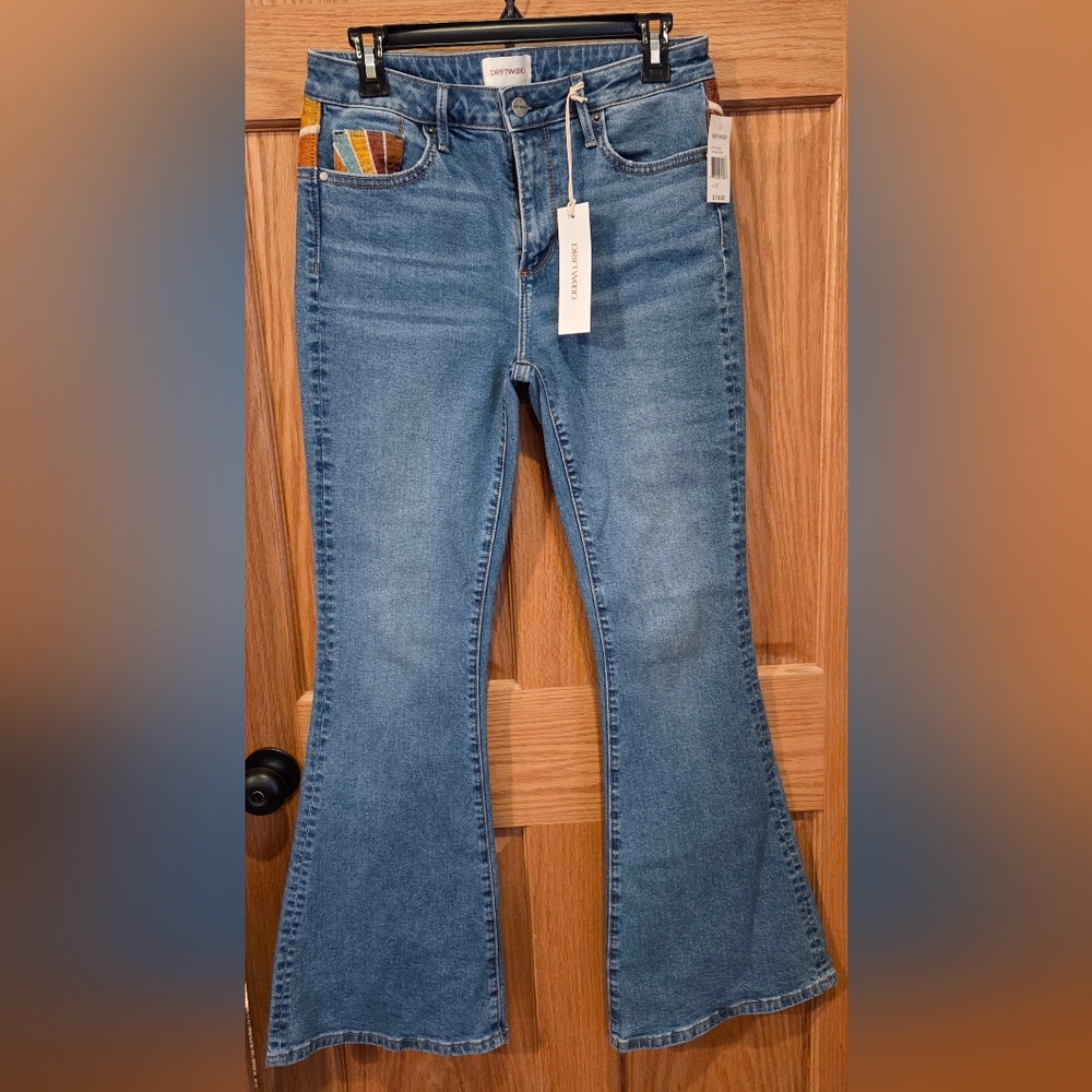 DRIFTWOOD Light Blue Flare Jeans